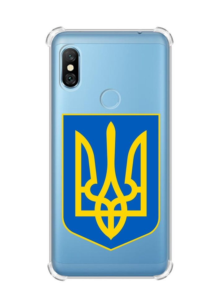 Чохол з потовщеними кутами на Xiaomi Redmi Note 6 Pro:: Тризуб Україна (принт 256) Creative (360666548)
