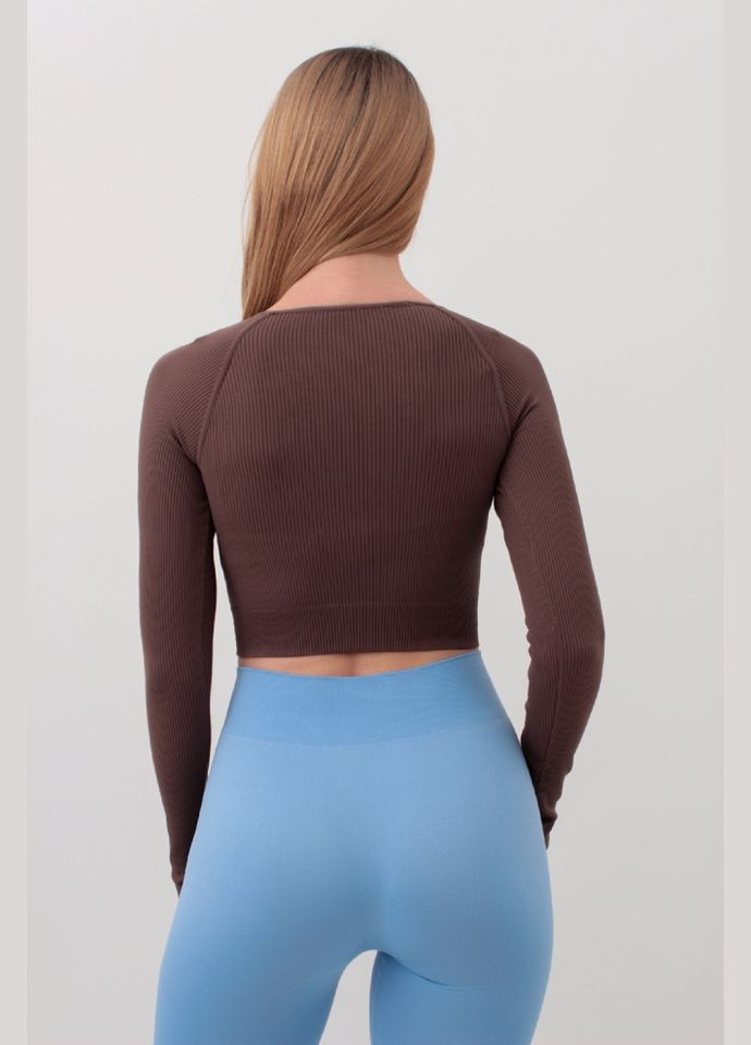 Топ жіночій безшовний з довгими рукавами CROP TOP RIB Giulia CROP TOP RIB (новинка) (296470323)
