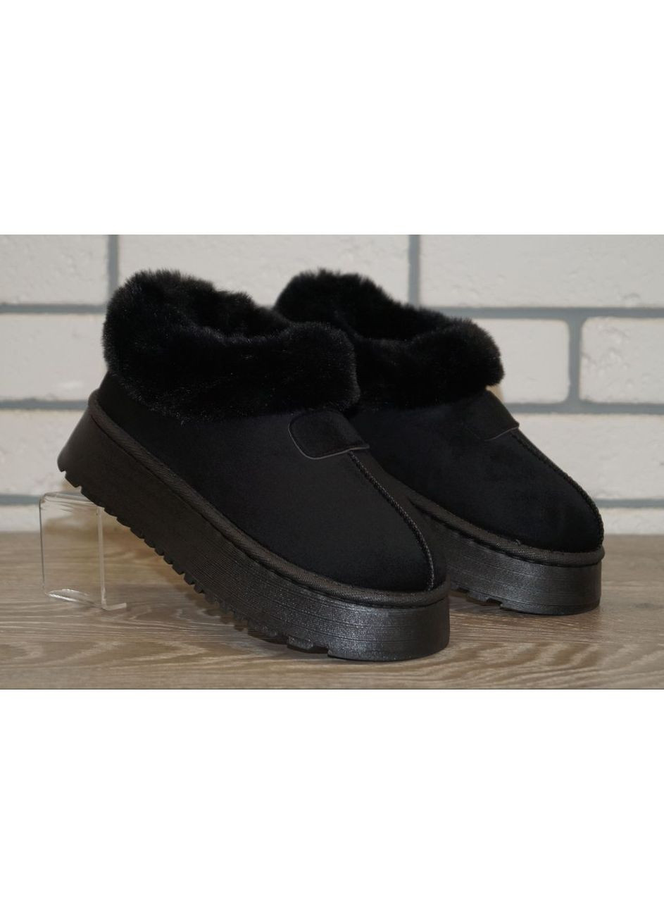Угги женские зимние на платформе черные Luck Line (361269174)