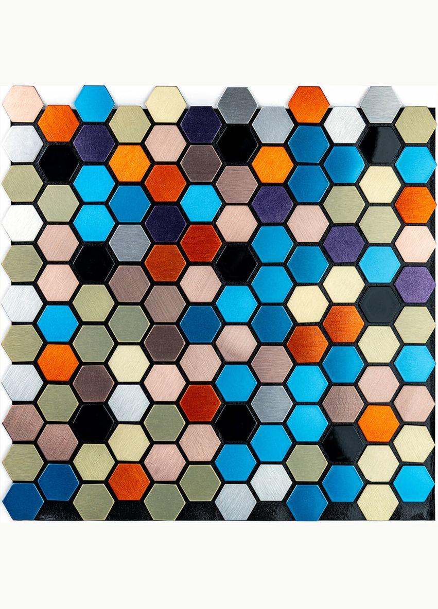 Самоклеюча алюмінієва плитка 300х300х3мм SW-00001932 No Brand (316050972)