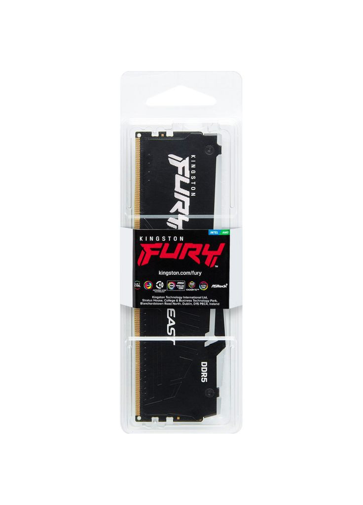 Модуль памяти для компьютера DDR5 32GB 6400 MHz Beast RGB EXPO Fury (ex.HyperX) (KF564C32BBEA-32) Kingston (317407416)