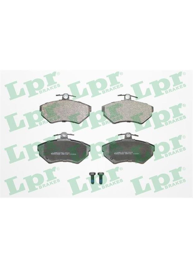 Колодка гальмівна диск. VW CADDY II, GOLF IV передн. (вир-во ). (05P718) LPR (368899075)