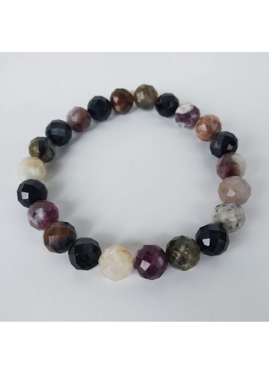 Браслет із каменю кавуновий турмалін No Brand (370792132)