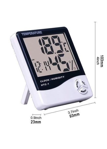 Термогігрометр цифровий HTC-1 вологомір, термометр для дому (HT050788) Xiamen (317297452)