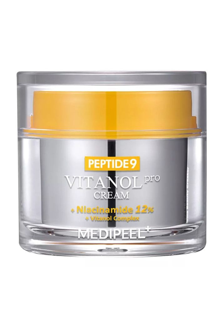 Крем для обличчя з пептидами і комплексом вітанолу Medi-Peel Peptide 9 Vitanol Cream Pro 50ml Medi Peel (287327622)