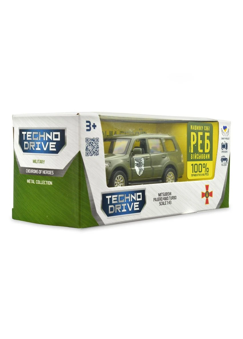 Колекційна автомодель Mitsubishi Pajero 93 ОМБр Шеврони Героїв 1:42 TechnoDrive (398289221)