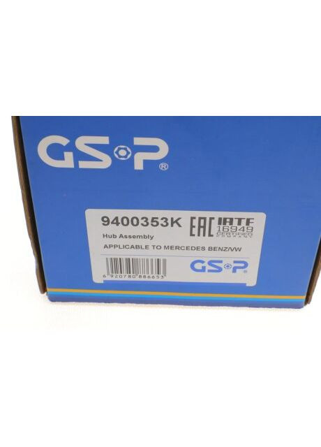 Подшипник ступицы (передней) MB Sprinter(906)/VW Crafter 06- (D=152mm/M=14x1.5)(к-кт) 9400353K RU63 GSP (345763077)