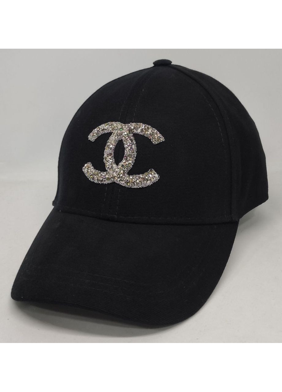 Бейсболка жіноча з котону, спортивна кепка, з написом зі страз No Brand 1 (350313899)