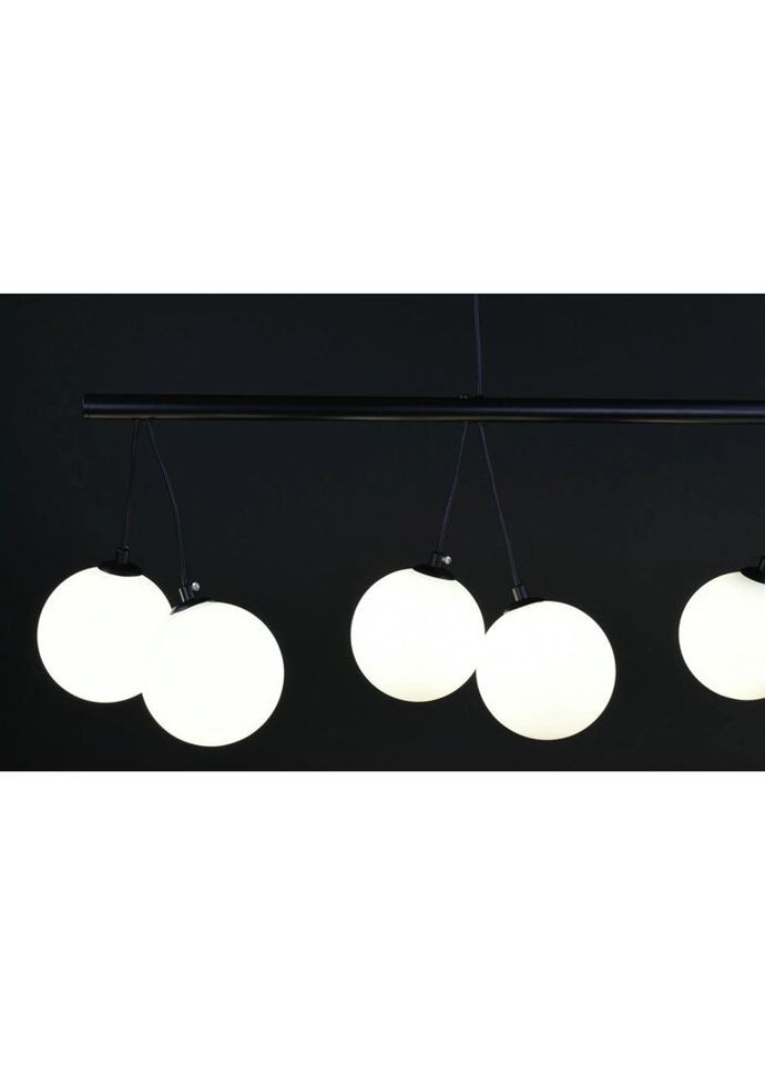 Люстра підвісна на 8 лампочок 27512 Чорний 35-160х23х105 см. Sunnysky (324396557)