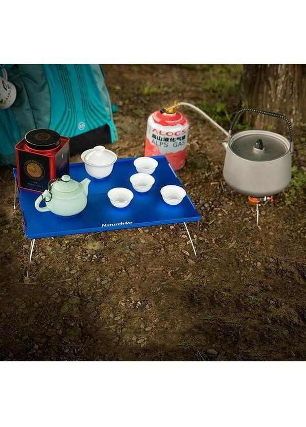 Стол раскладной алюминиевый для пикника NH17Z001-L, 34х25 см, серый (A-017268) Naturehike (317566914)