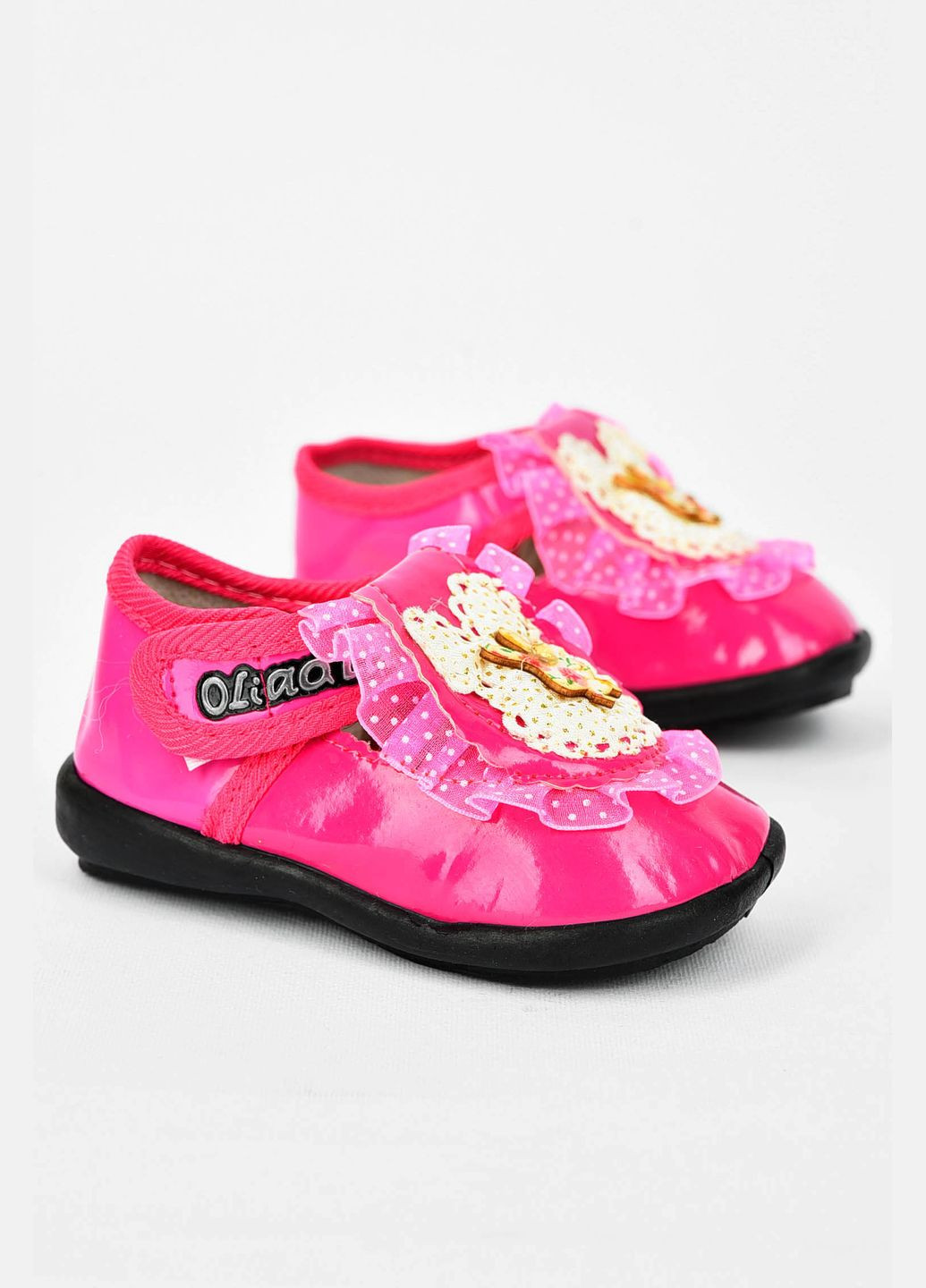 Розовые пинетки детские розового цвета Let's Shop