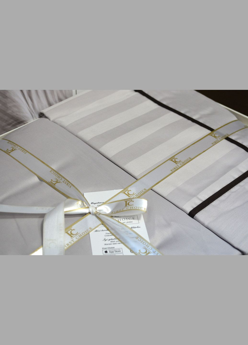 Постільна білизна Deluxe Satin сімейний Novel Line Sand First Choice (318381511)