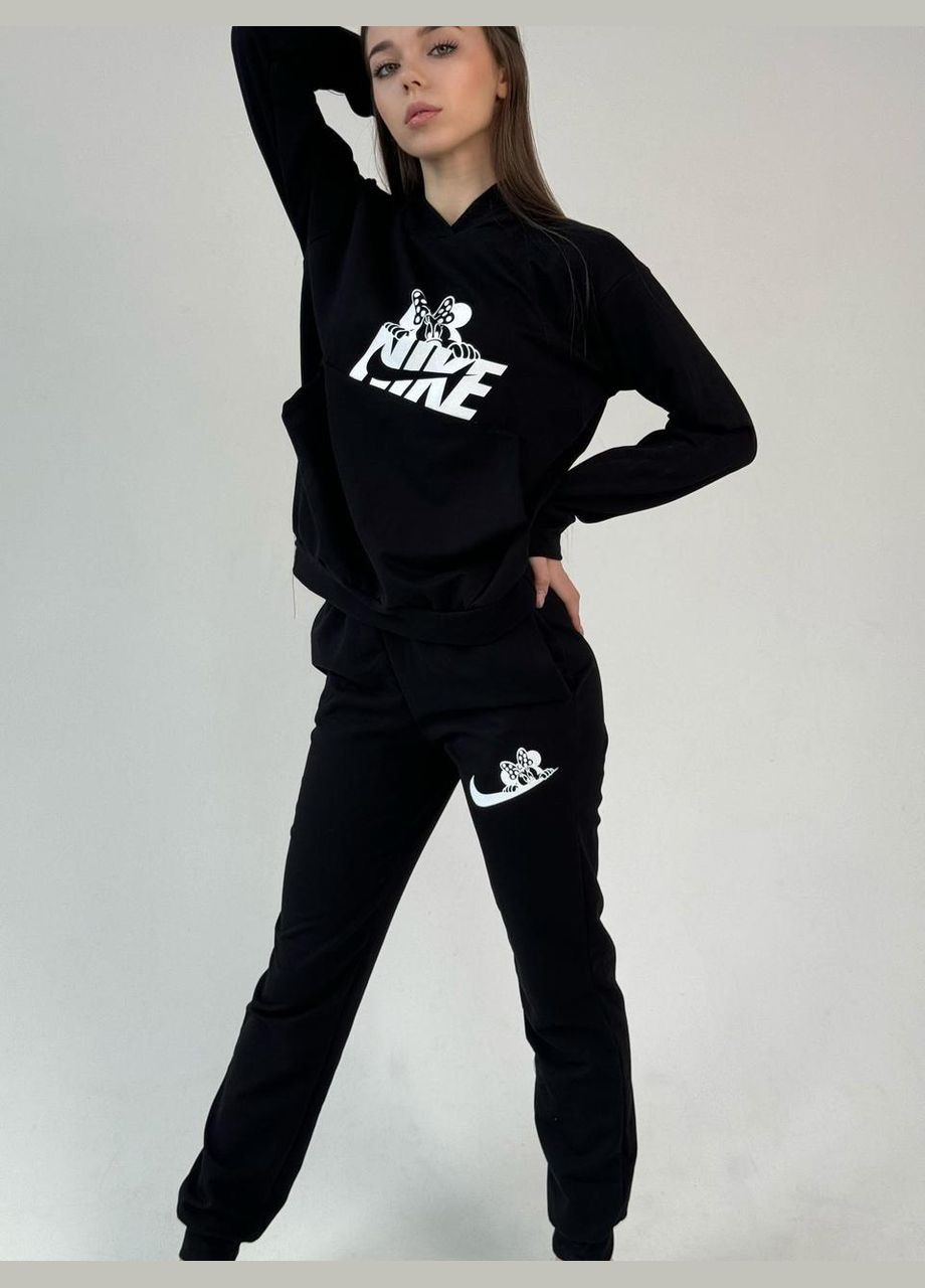 Женский спортивный костюм Nike черный No Brand (353848847)