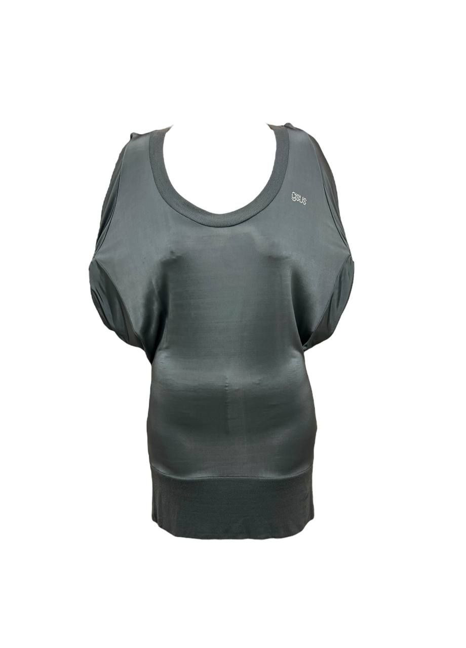 Темно-сіра повсякденний сукня темно-сірий Gsus Sindustries однотонна