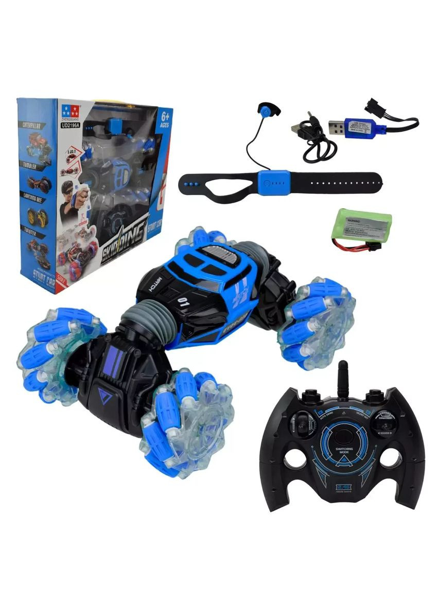 Іграшка перекрут на радіокеруванні трюковий світяться колеса звук акумулятор UD2196A в асортименті 3 кольори No Brand (362438981)