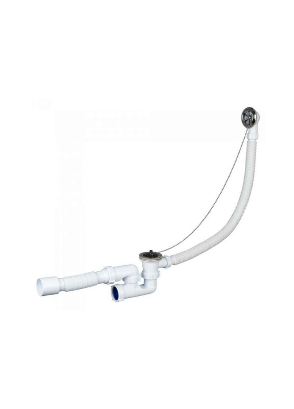 Сифон Р0110 (Волна) нерж.пер.ревиз L=400мм h=115mm SoloPlast (357217342)