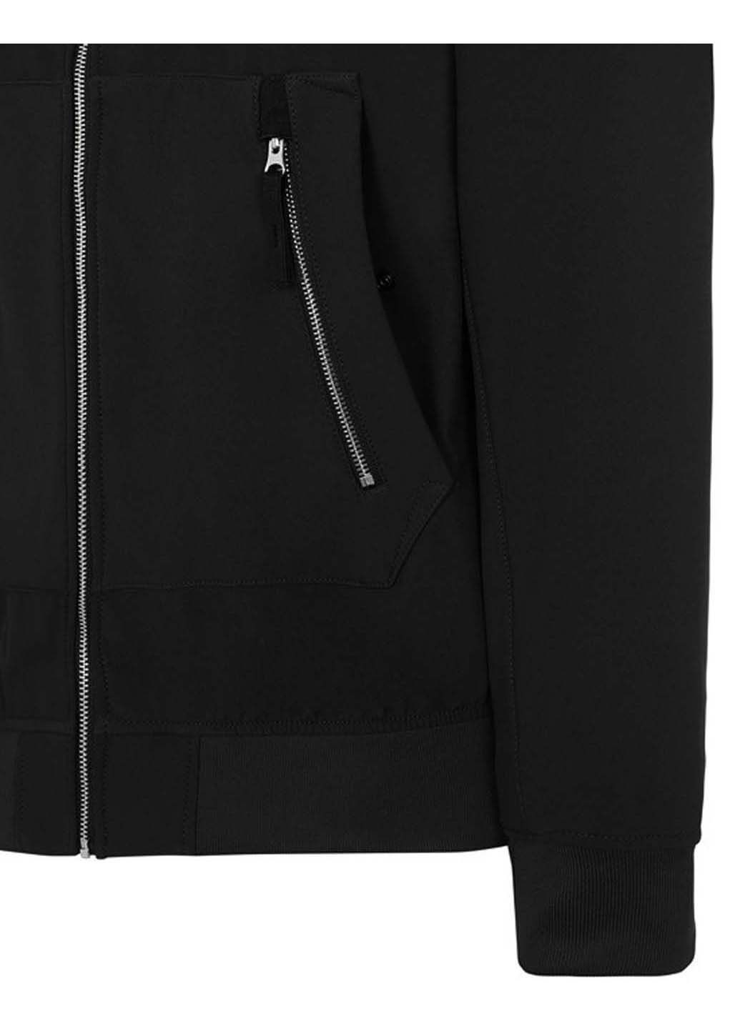 Чорна демісезонна куртка Stone Island