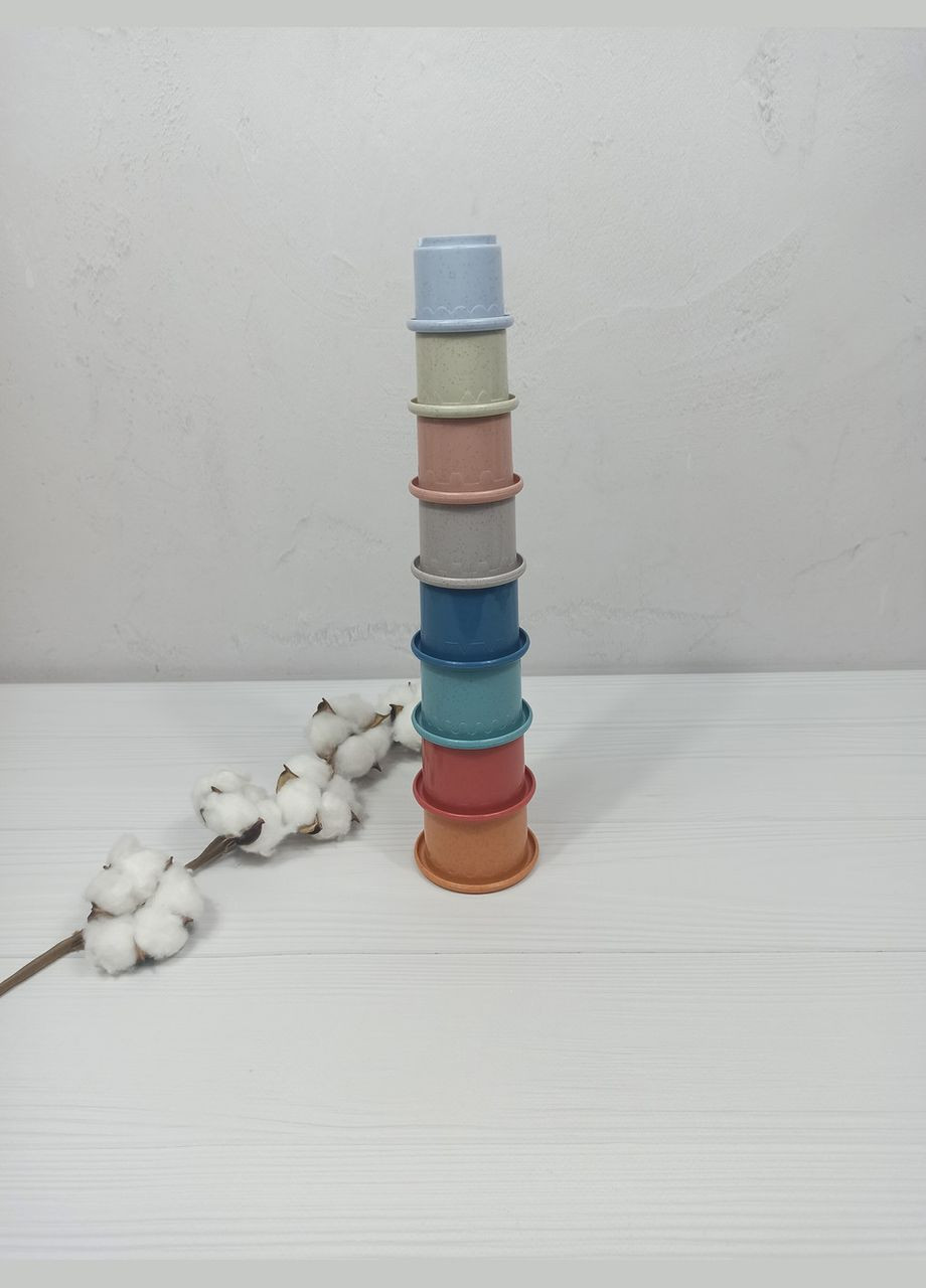 Набор детский с тарелочкой ниблером, пирамидкой a.l.babybox No Brand (308752154)