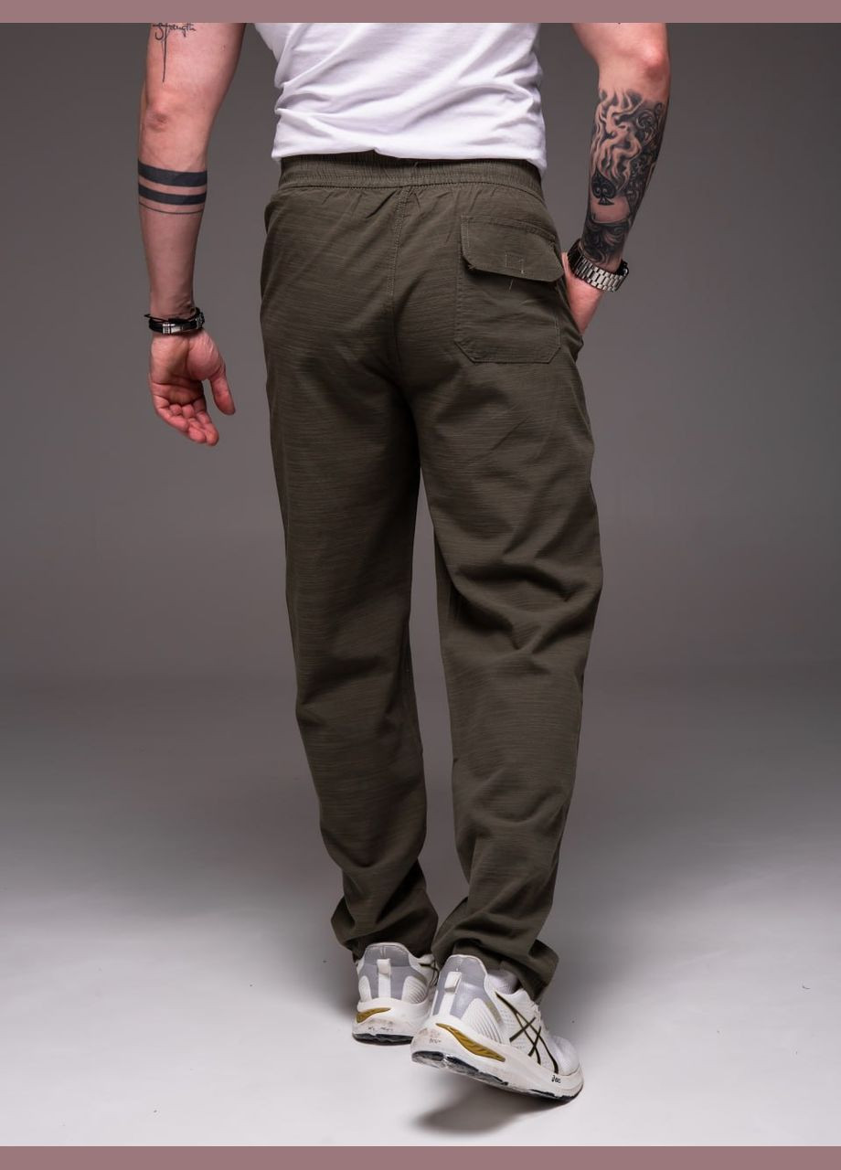 Хаки летние брюки No Brand