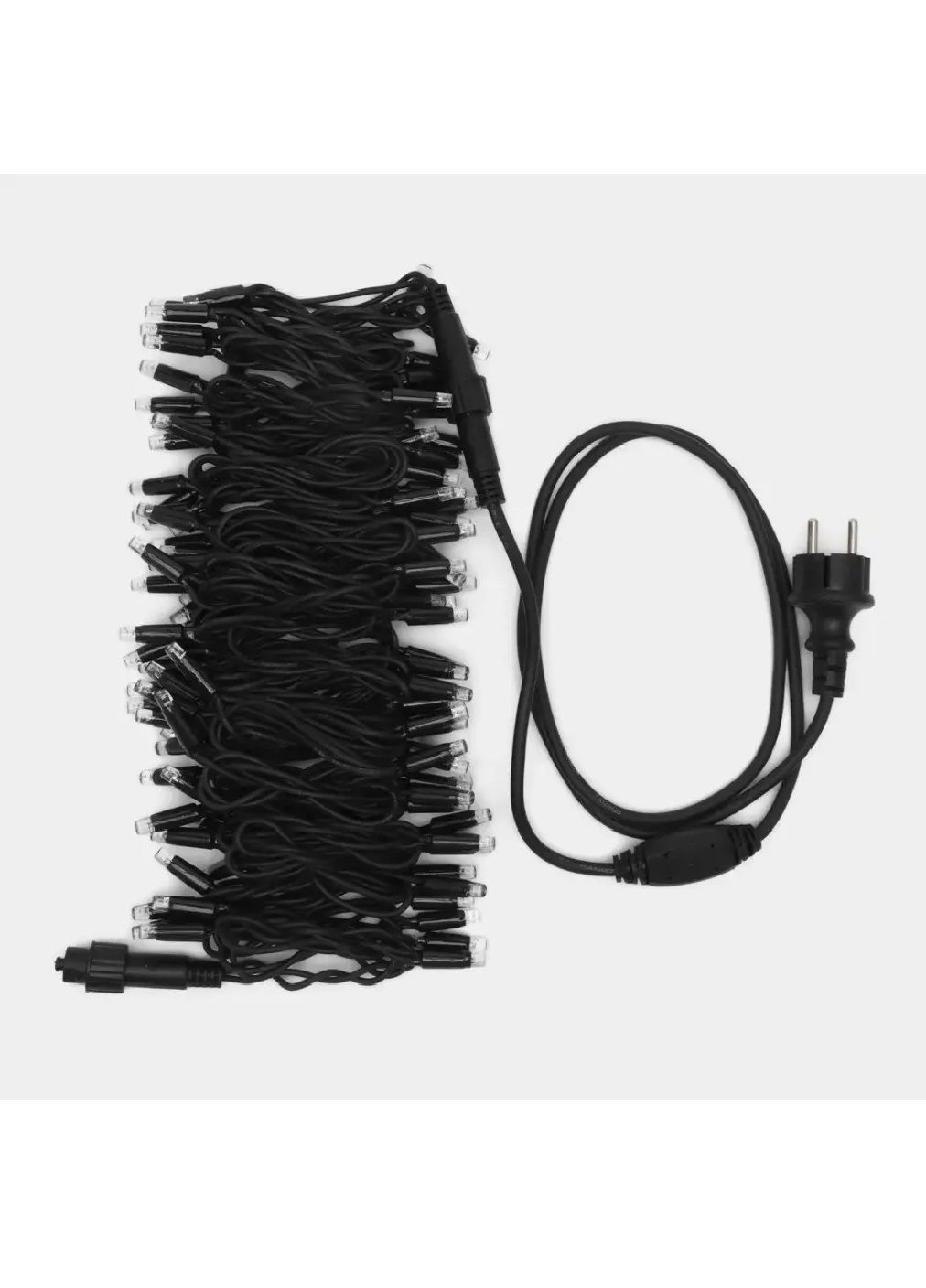 Гирлянда нить светодиодная уличная комнатная влагозащитная с работой от сети 20 м 200 лампочек (482040-Prob) Теплая белая Unbranded (369807265)