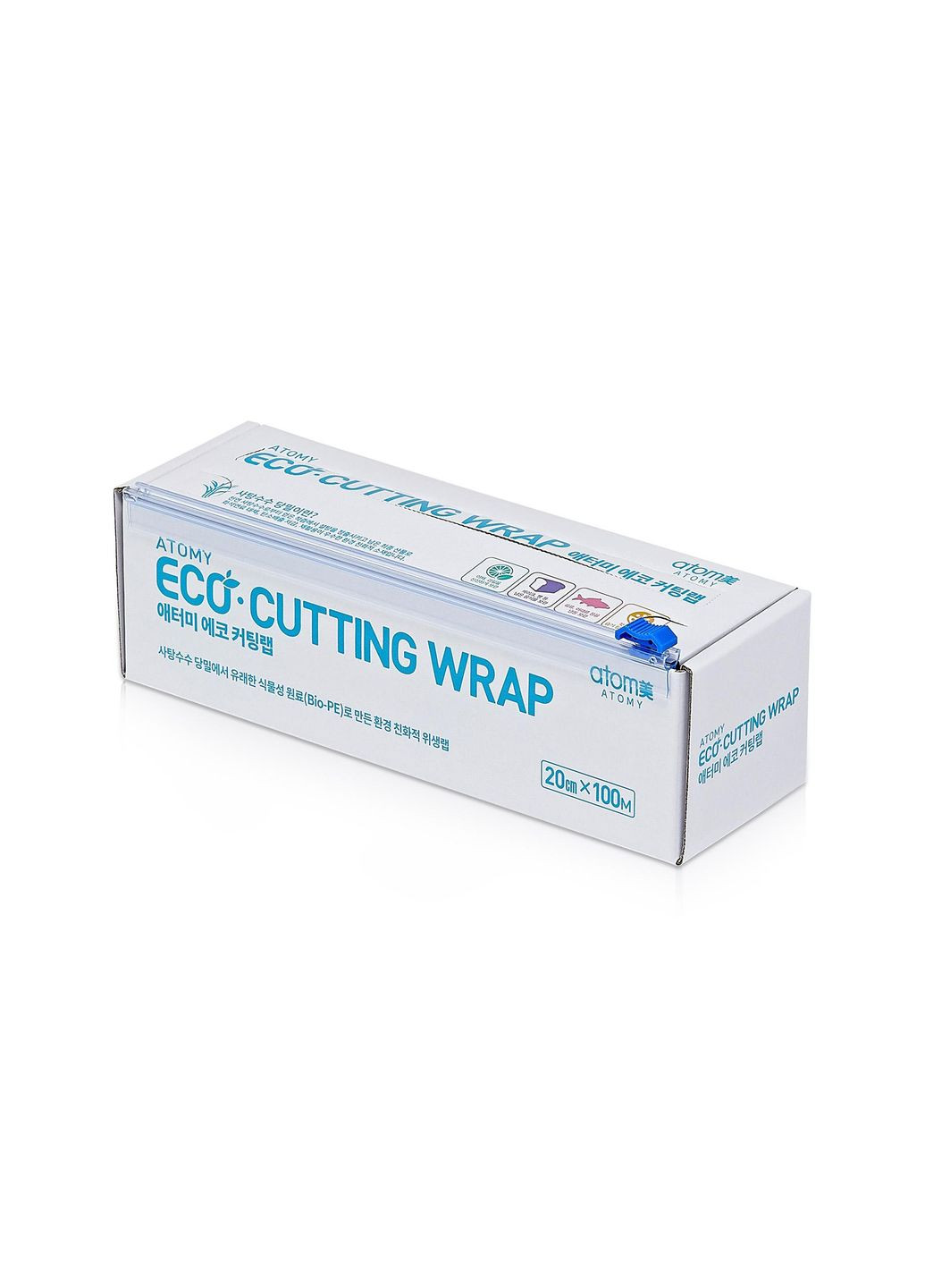 Харчова плівка Атомі. 20 см. 100 м. eco cutting wrap. Корея. Atomy (302236018)