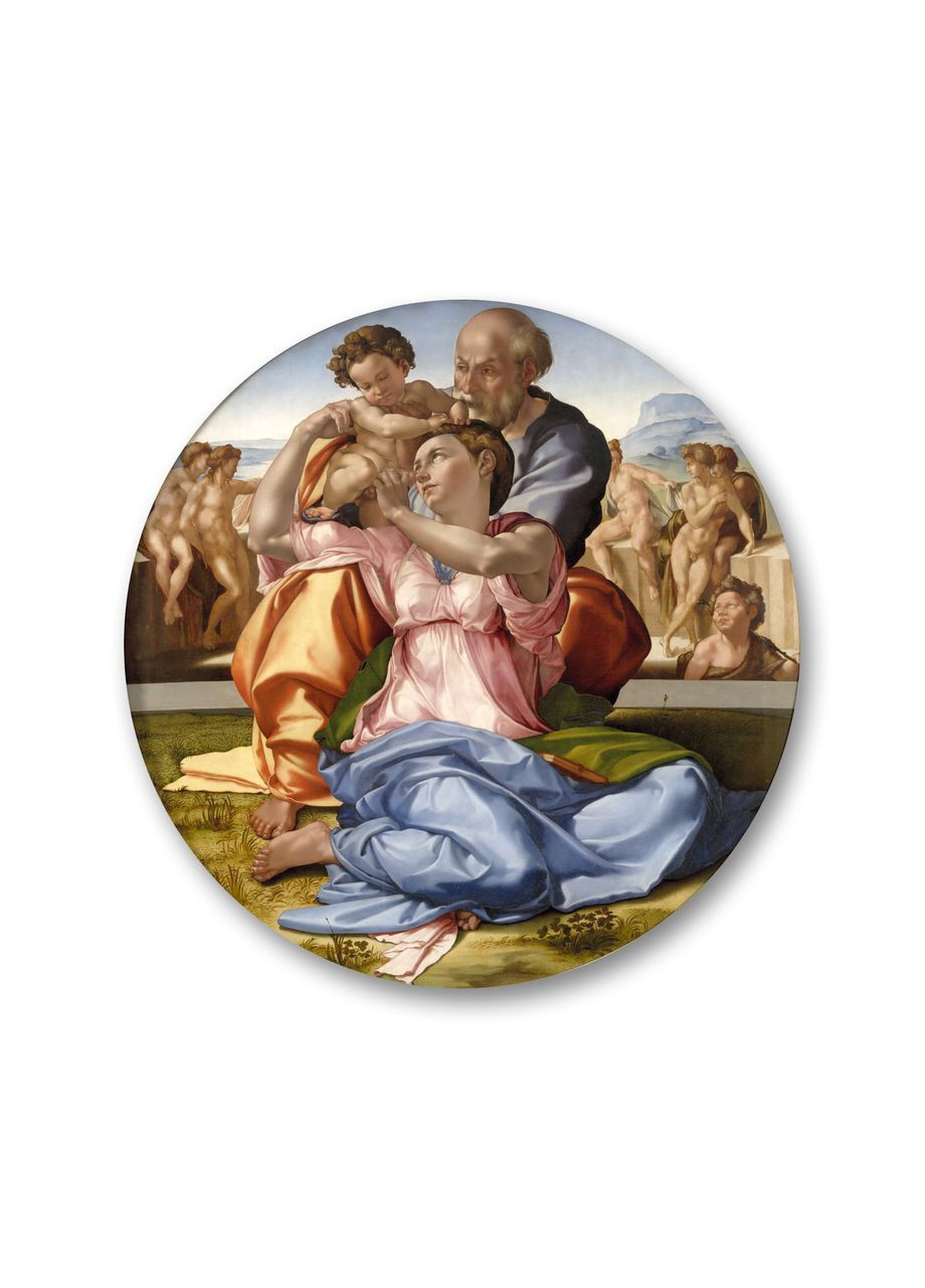 Друк на полотні Мадонна Доні Мікеланджело Буонарроті 50x50 No Brand (346494192)