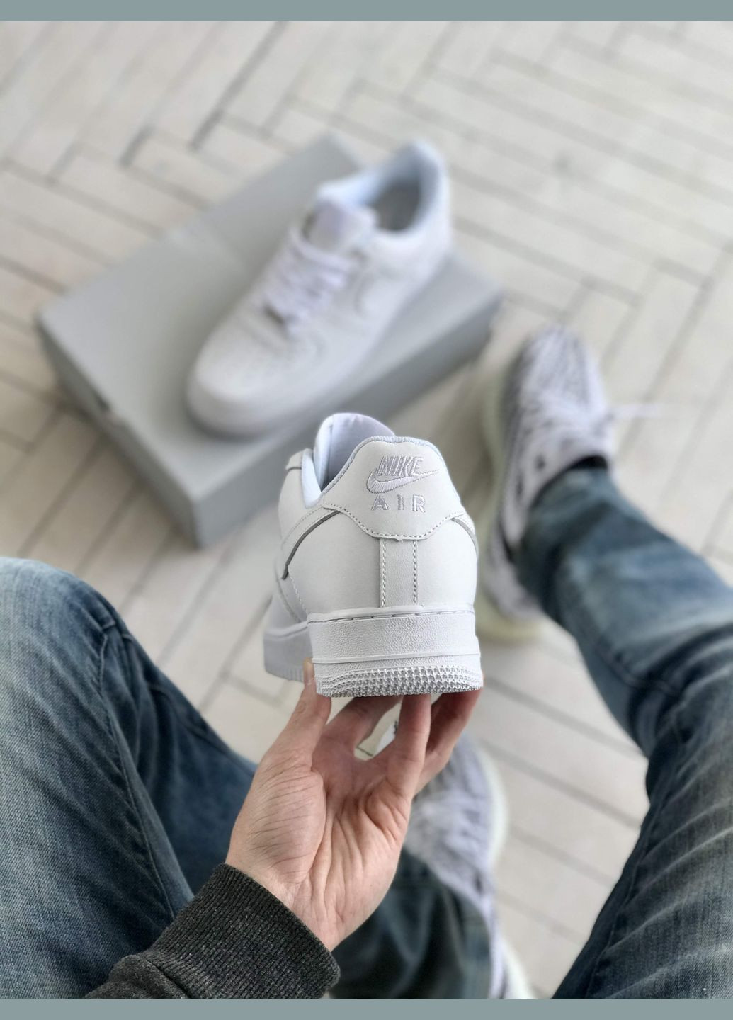 Кроссовки женские и мужские Nike Air Force 1 low classic white| Найк Аир Форс 1 лов классик белые No Brand белые демисезоны (307397800)