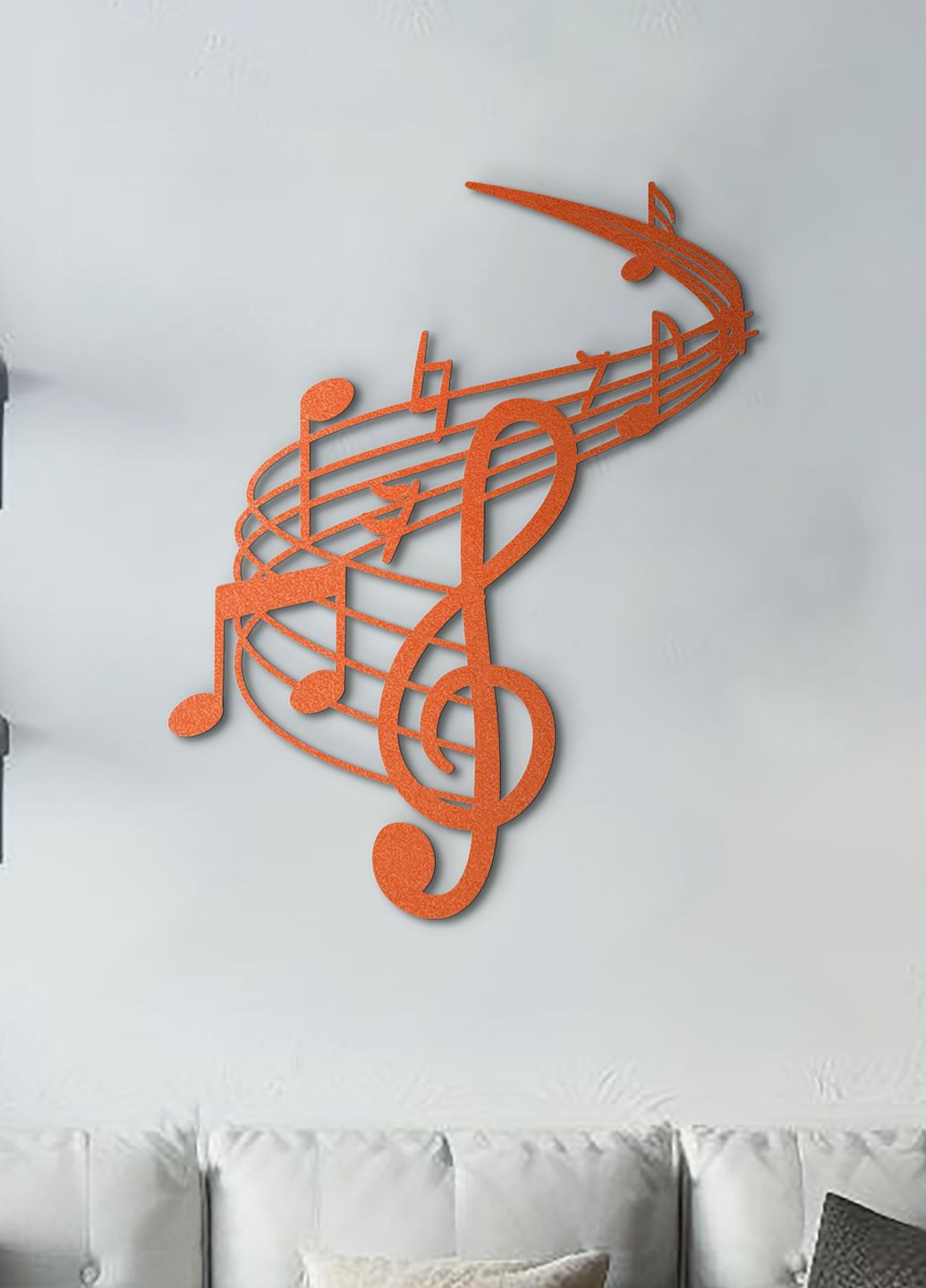 Интерьерная картина на стену, декоративное панно из дерева "Музыка", стиль минимализм 70х90 см Woodyard (292112385)