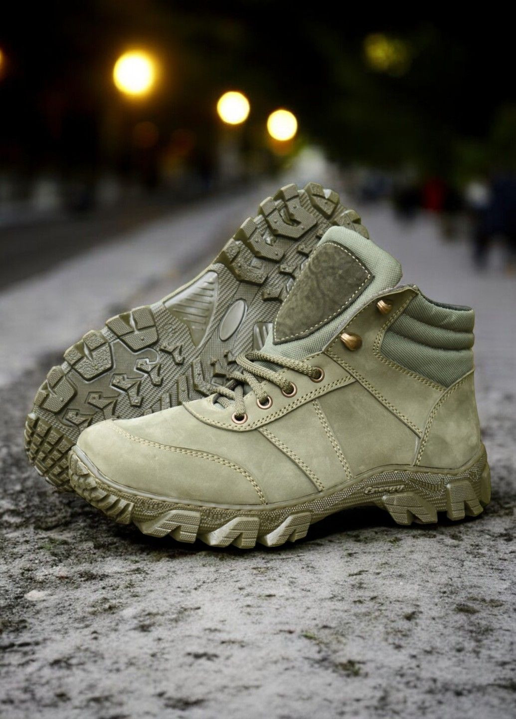 Військові Чоловічі Тактичні Берці Демісезонні. 36-48р Олива. Розраховані на важку погоду! MSDM-1023 No Brand (301138674)