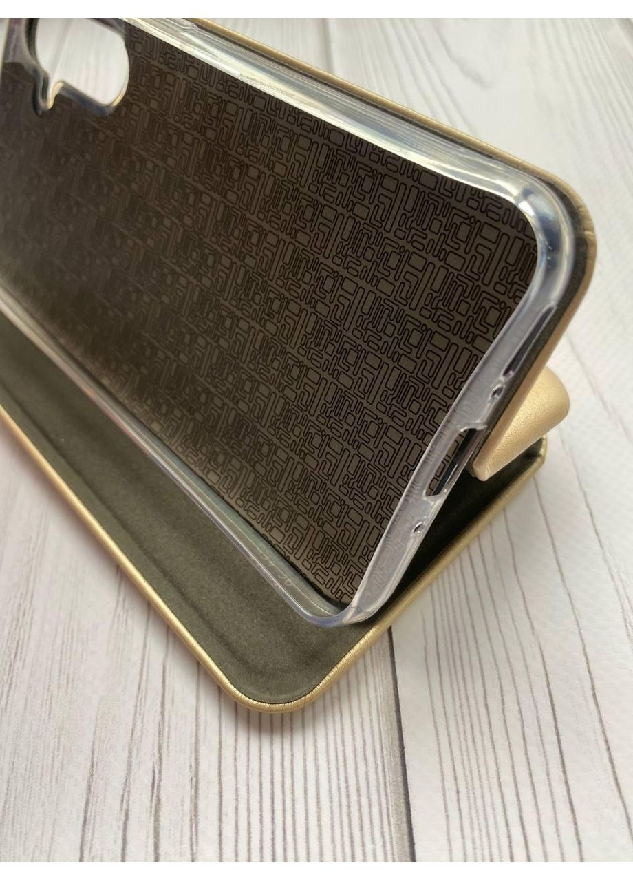 Чохол-книжка золотий з малюнком на Samsung Galaxy A54 5G (A546) Пушин котик (принт 412) Creative (365435299)