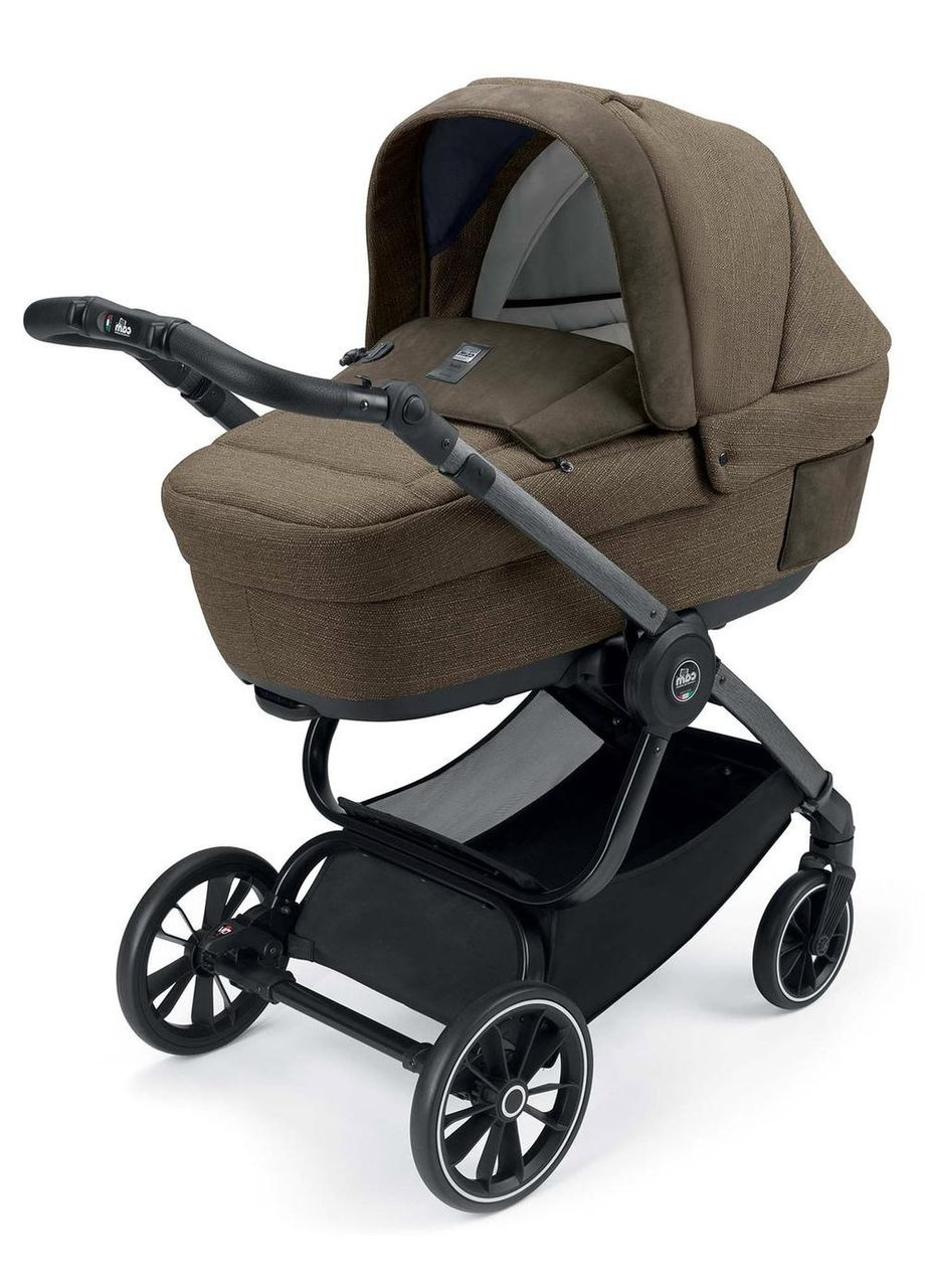 Коляска 2 в 1 TECHNO SOUL, серая рама, цвет коричневый (805T/V99/970/501К) CAM (307836192)