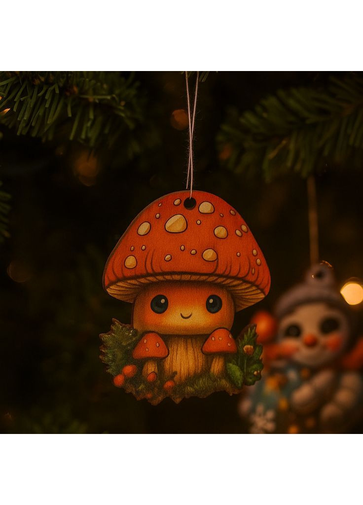 Декоративная игрушка-декор Грибочек 6*7 см (DN-877) Luxyart (363987457)