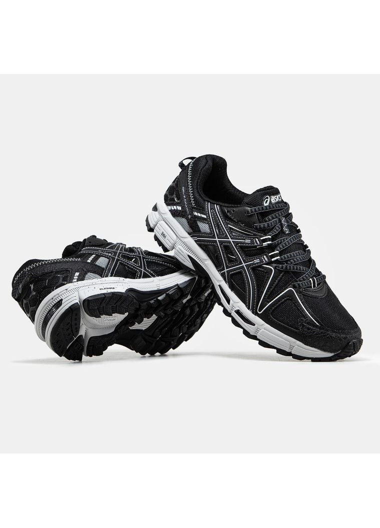 КРОССОВКИ ЖЕНСКИЕ ASICS GEL-KAHANA 8 BLACK WHITE V2 АСИКС ГЕЛЬ КАХАНО No Brand чёрные демисезоны (367175624)