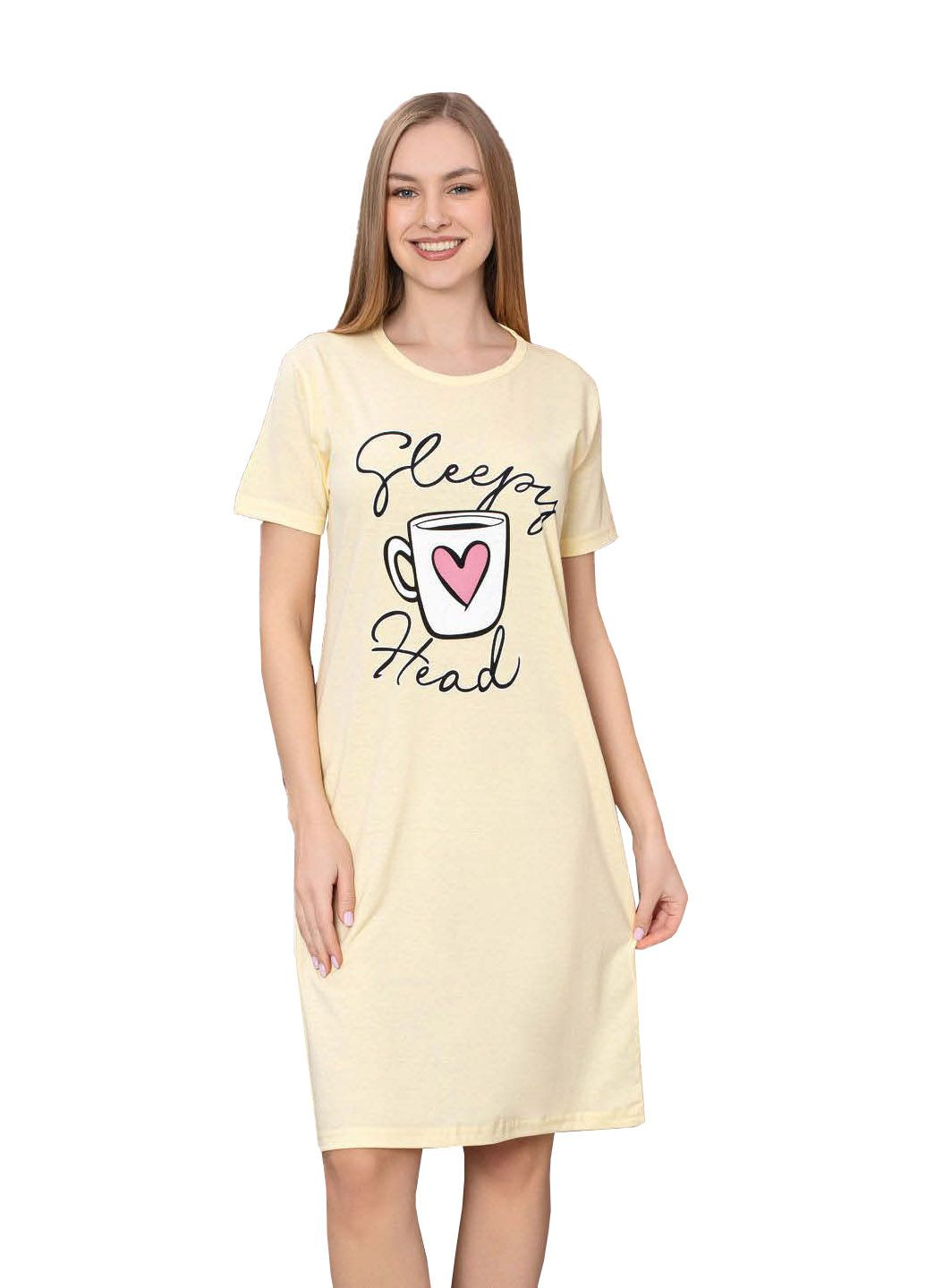 Ночная рубашка домашнее платье No Brand (293149563)