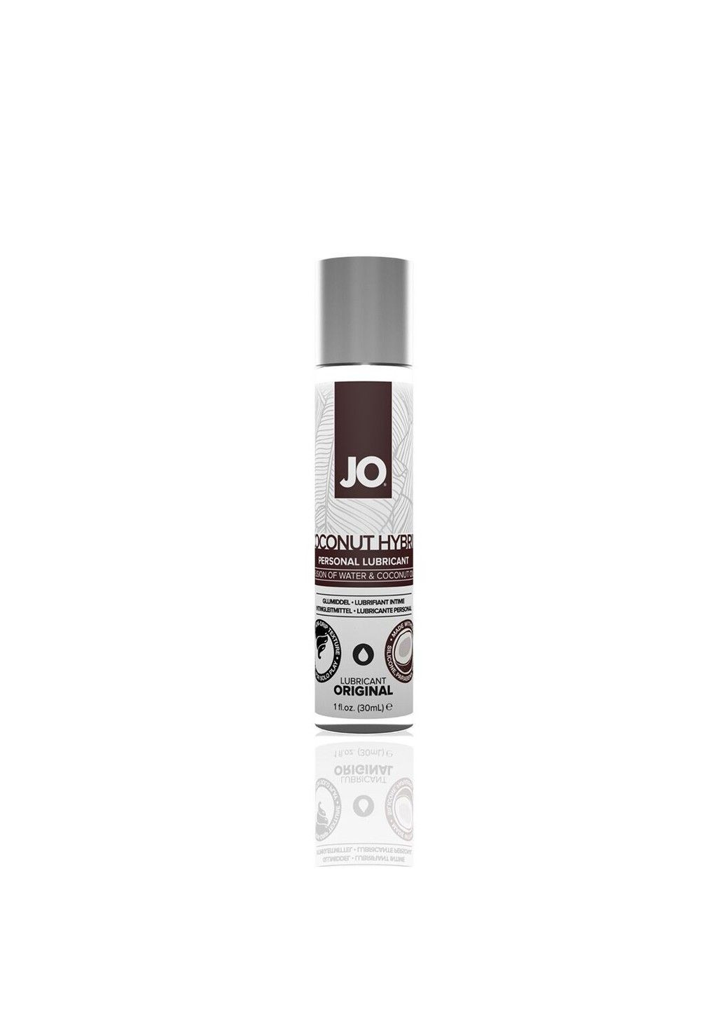 Крем-лубрикант на гібридній основі — Coconut Hybrid Original (30 мл) з кокосовою олією Jo (331633471)