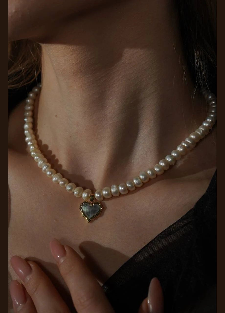 Кольє "Chrome Heartbeat" Le'Perle (312519751)