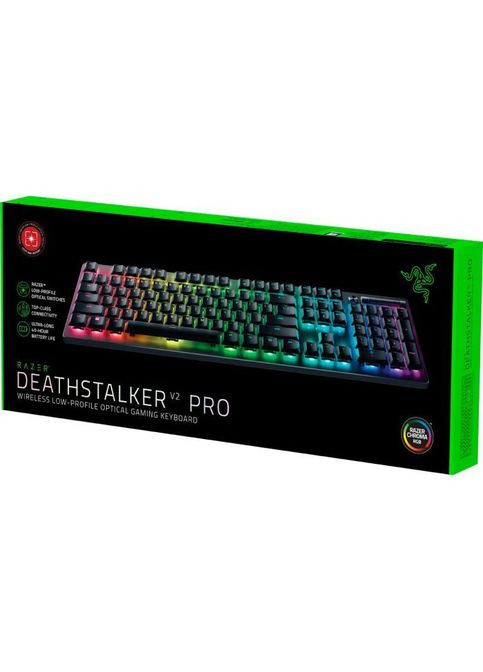 Клавіатура Razer DeathStalker V2 Pro Wireless Red Switch RU Black (275092076)