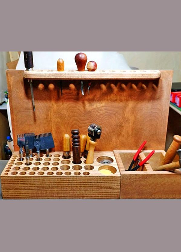 Органайзер шкірника з дерева Іначорі сієна (ОКО-000905) No Brand (328911136)