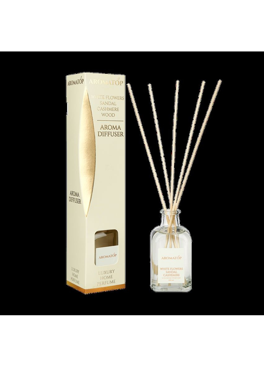 Аромадифузор Белые Цветы Сандал Кашемировое дерево 100 мл (92009) AROMATOP (367195557)