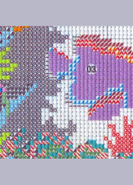 Набір для вишивання за нанесеною на канву схемою "Tropical fish 6". AIDA 14CT printed, 36*44 см Joy Sunday (313614598)