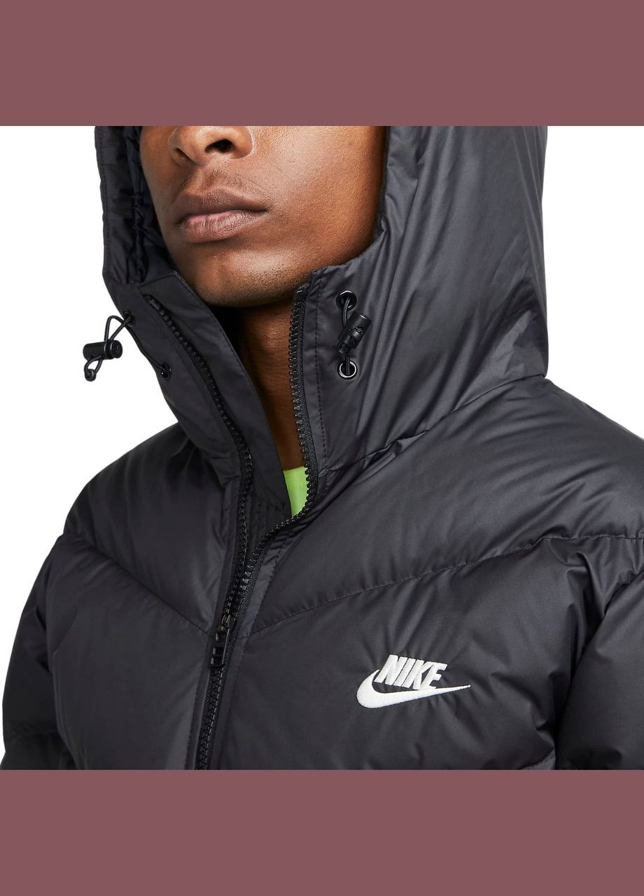 Чорна зимня куртка m sf wr pl-fld hd jkt fb8185-010 Nike