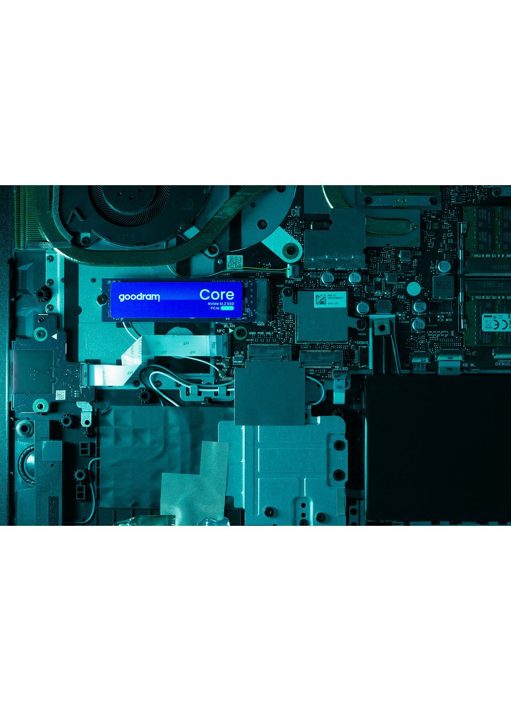 Накопитель SSD 2TB Core M.2 2280 PCIe 5.0 x4 NVMe 3D NAND (SSDR-GRC01-2K0-80) Goodram (370217606)