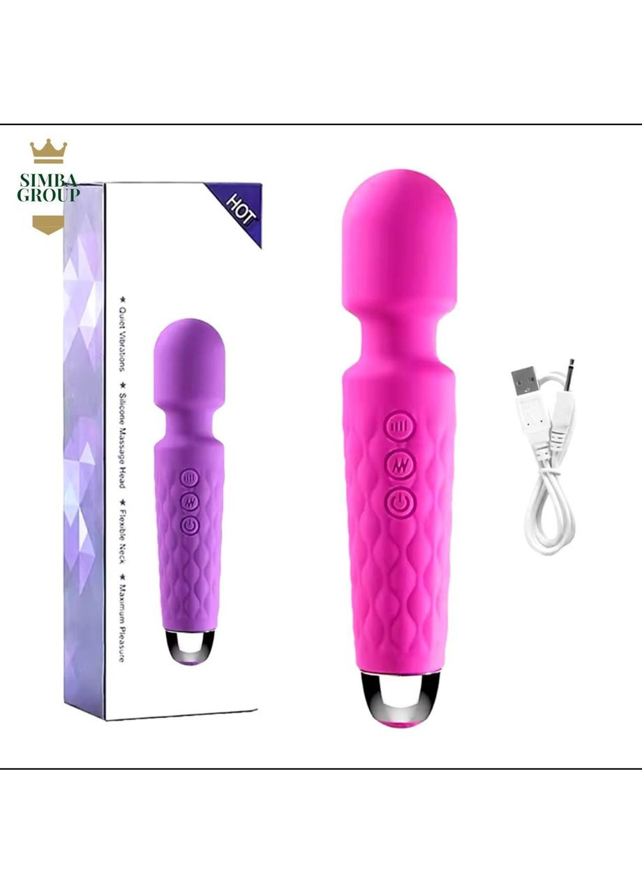 Вібратор - мікрофон "Laska" 20 режимів вібрації та 8 швидкостей No Brand (360899098)