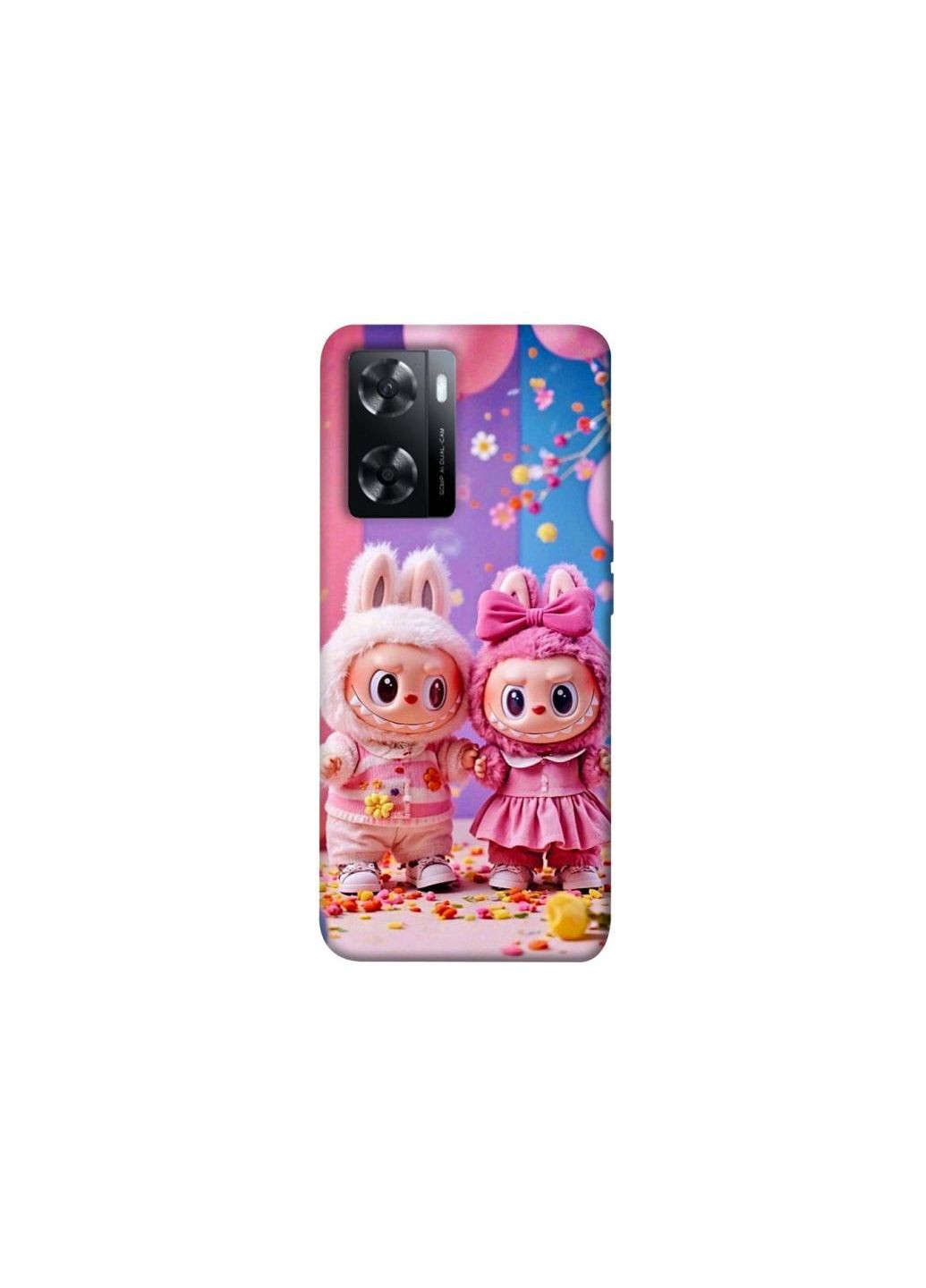 Чохол на Oppo A57s Labubu twins ver.2 Frontalka (361975067)
