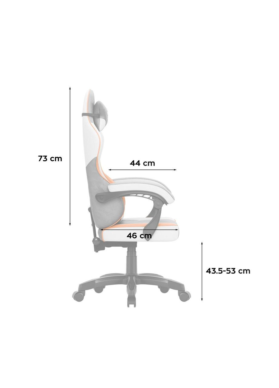 Компьютерное кресло Force 2.7 Grey ткань Huzaro (365961176)