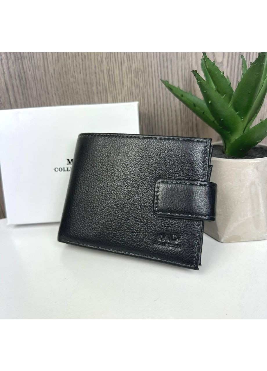 Мужской кожаный кошелек портмоне натуральная кожа для документов и денегный кошелек MD (363021928)