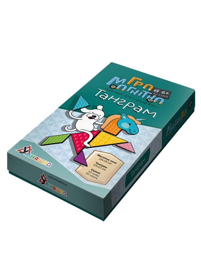 Детская магнитная игра "Танграм" 1487 года от 6 лет УМНЯШКА (364129914)