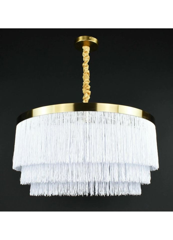 Люстра підвісна на 4 лампочки 27867 Латунь 40-70х60х60 см. Sunnysky (324395886)