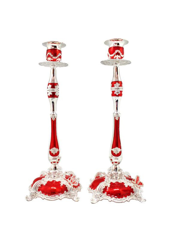 Подсвечник на 1 свечу набор 2 шт, h-30 см (466-1057) No Brand (347338424)