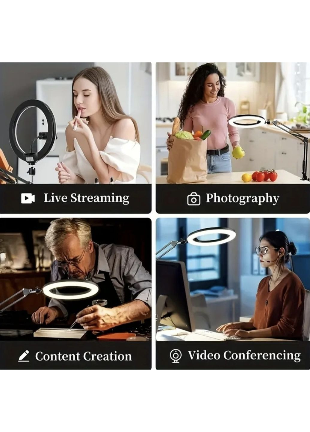 Настольная LED лампа с креплением для телефона China (364503157)